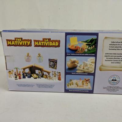 The Nativity, 18 PC, Box Damaged - New