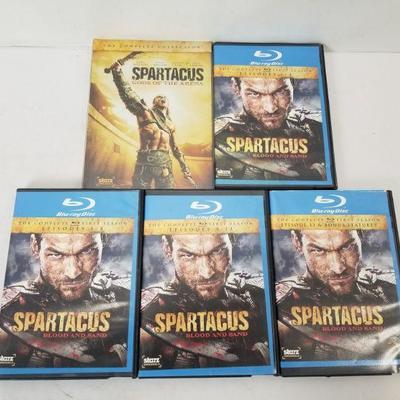 Spartacus TV Series DVDs