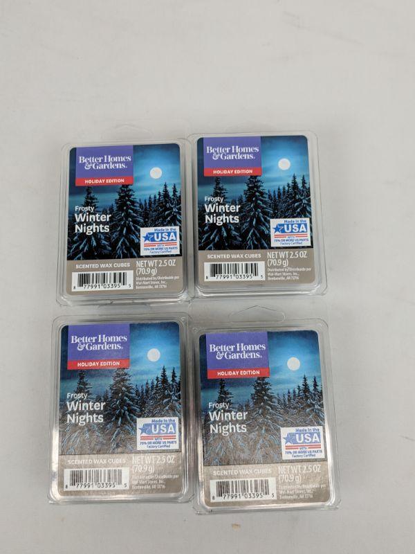 4 Frosty Winter Nights Scented Wax Cubes Qty 4 Better Homes