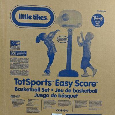 Little Tikes TotSports Easy Score Basketball Set, 1 1/2-5 Years - New