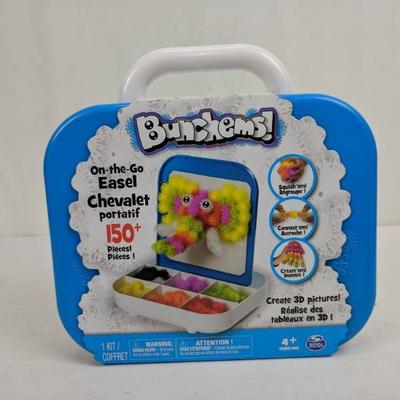 Bunchems! On-the-Go Easel, 150 PC, Ages 4+ - New