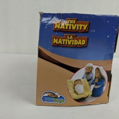 The Nativity, 18 PC, Box Damaged - New
