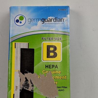Filter Size B, Hepa Genuine Replacement Filter - New