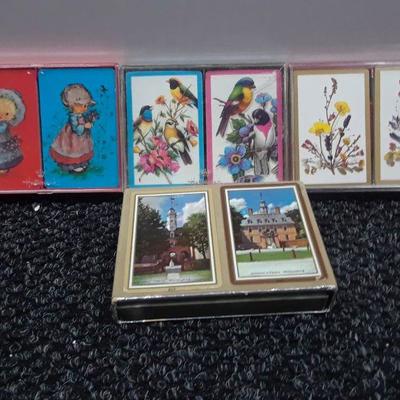 8 DECKS OF VINTAGE CARDS STILL NEW CONDITION