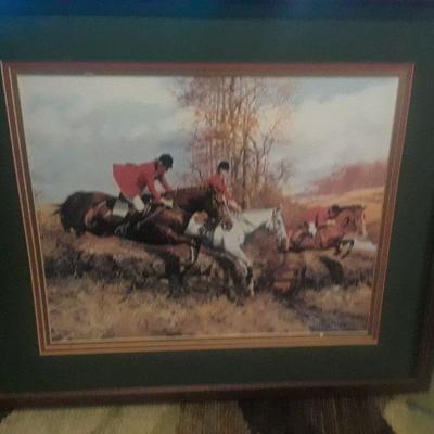 VINTAGE EQUESTRIAN PRINT BY "SEALEY LESTER"