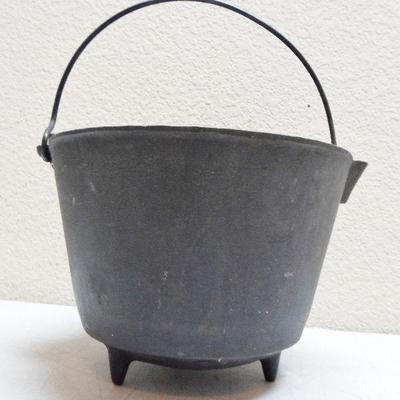 Vintage Cast Iron Footed Pot