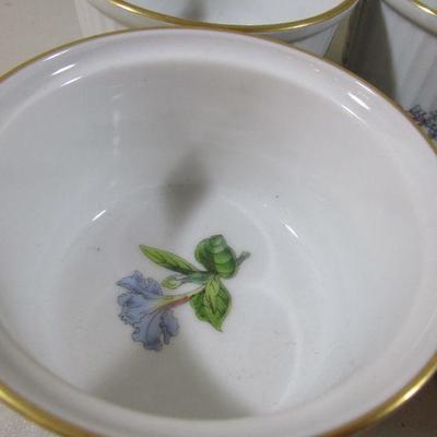 Vintage Spode Sauce Bowls Lot of 4 31/2 x2" Floral