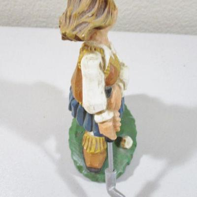  Lady Playing Golf by David Frykman 61/2" 