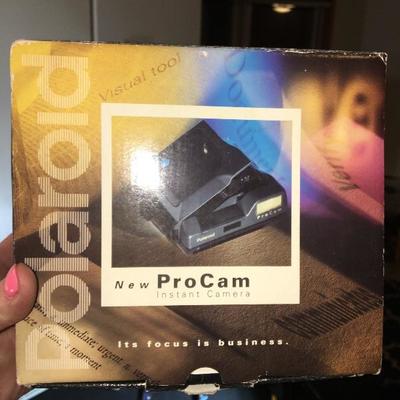 New Vintage Polaroid Pro Cam Camera & Accessories