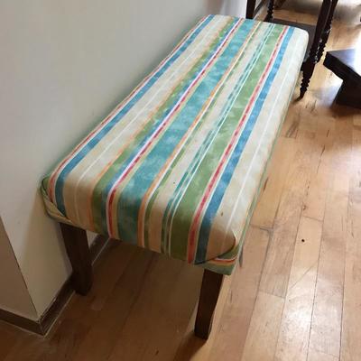 Lot 45 - Upholstered Bench 