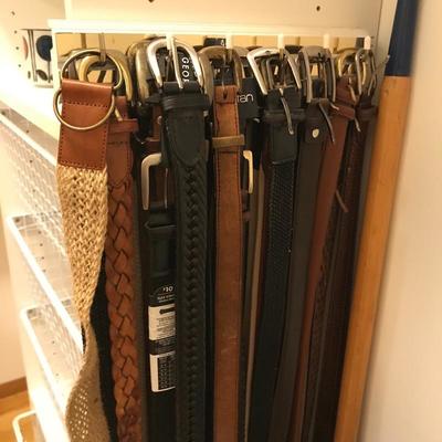 Lot 37 - Menâ€™s Shoes, Belts, and More