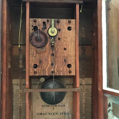 Lot 47 - Chauncey Ives Wall Clock 