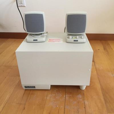 Lot 78 - Altec Lansing Speakers and Sub Woofer