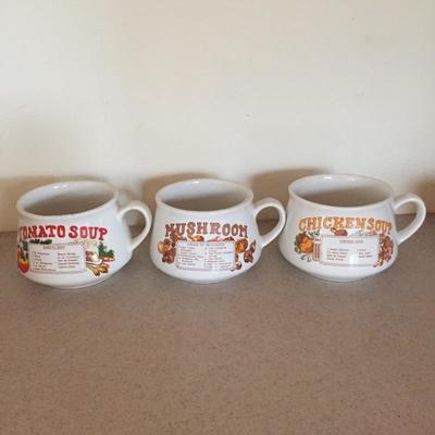 Lot 23 - Soup Mugs and Coffee Cups 