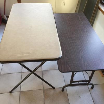 LOT 67 - Two Folding Tables