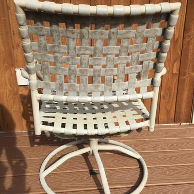 Lot 98 - Pair of Outdoor Swivel  and Rocking Chairs