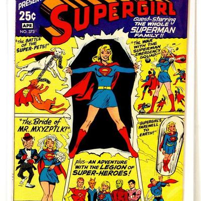 ACTION COMICS #373 SUPERGIRL Silver Age 1969 DC Comics Neal Adams Cover Art