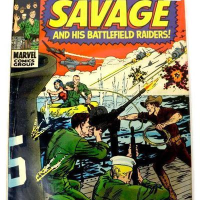 CAPTAIN SAVAGE #17 Silver Age Comic Book - 1968 Marvel Comics