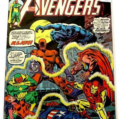 AVENGERS #126 Bronze Age Comic Book 1974 Marvel Comics Black Panther