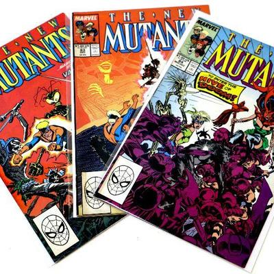 The NEW MUTANTS Comic Book Lot of 12 - 1986/89 Marvel Comics