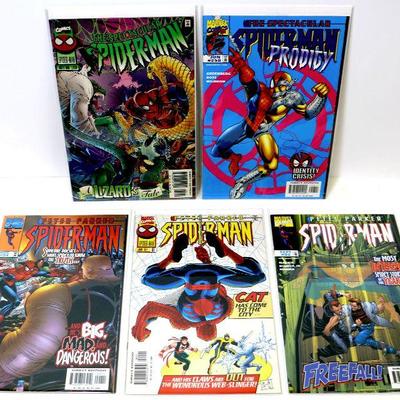 SPIDER-MAN Comic Books Lot of 5 - 1996/97 Marvel Comics