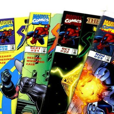 Sensational SPIDER-MAN #12 28 31 32 33 - 5 Comic Books Lot 1997/98 Marvel Comics