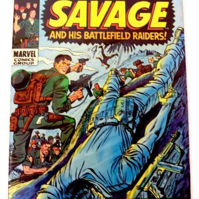 CAPTAIN SAVAGE #11 Silver Age Comic Book - 1968 Marvel Comics