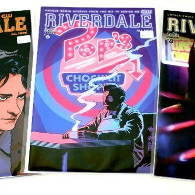 RIVERDALE #4 #6 #8 Comic Book Lot - 2017 Archie Comics