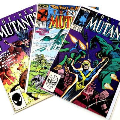 The NEW MUTANTS Comic Book Lot of 12 - 1986/89 Marvel Comics