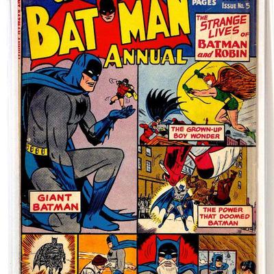 BATMAN Annual #5 Giant Silver Age Comic Book 1963 DC Comics Fine