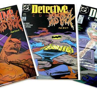 Detective Comics #604 605 606 BATMAN 1989 DC Comics Lot