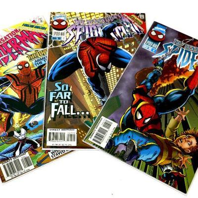 Sensational SPIDER-MAN #6 #7 #8 Comic Books Lot 1996 Marvel Comics