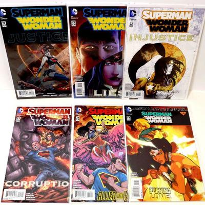 SUPERMAN WONDER WOMAN #19 21 22 23 24 29 Comic Books Lot 2015 DC Comics