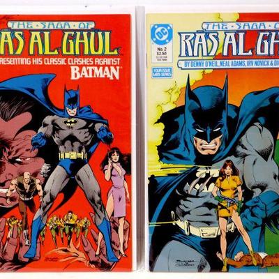 Saga of Ra's Al Ghul BATMAN #1 #2 Comic Book Set - 1988 DC Comics