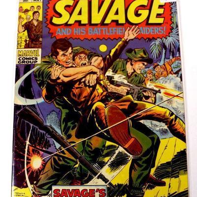 CAPTAIN SAVAGE #14 Silver Age Comic Book - 1968 Marvel Comics