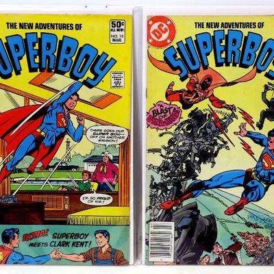 The New Adventures of Superboy #15 #42 Bronze Age - 1981-83 DC Comics