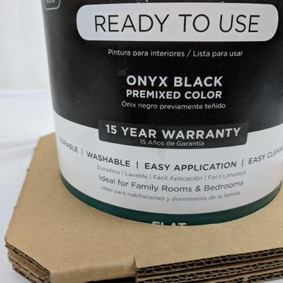 Colorplace Interior Paint Onyx Black Flat Paint Ready To Use New Estatesales Org