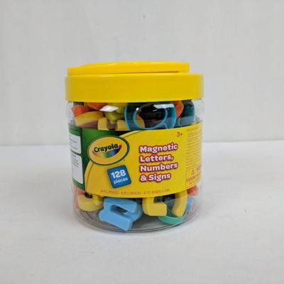 Magnetic Letters, Numbers & Signs, 128 PCS, Crayola - New | EstateSales.org