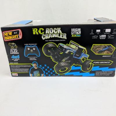 RC Rock Crawler, Ford Bronco, Blue, Age 6+ - New