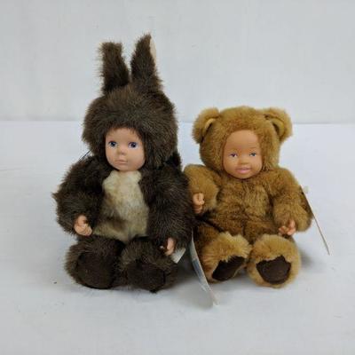 Anne Geddes Baby Bear & Baby Squirrel