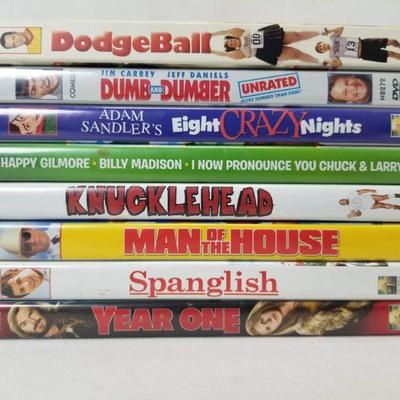 8 Comedy DVDs: DodgeBall -to- Year One