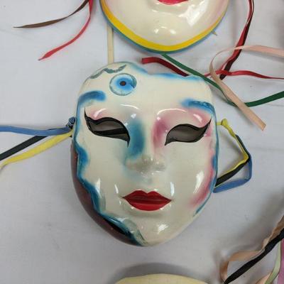 7 Masks, Unique, Some Porcelain