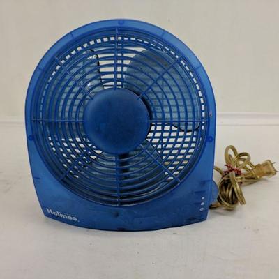 Holmes Small Blue Fan, Tested/Works