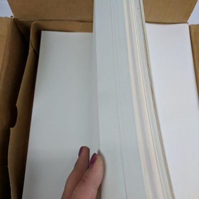 Box of Cardstock & Regular Paper, Colored & White