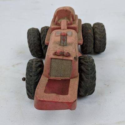 Vintage Red Toy Tractor