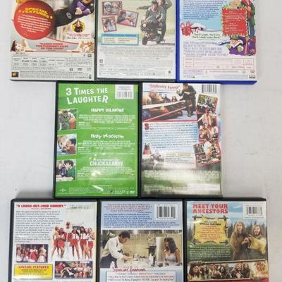 8 Comedy DVDs: DodgeBall -to- Year One