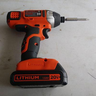 Battery Powered Drill with Charger