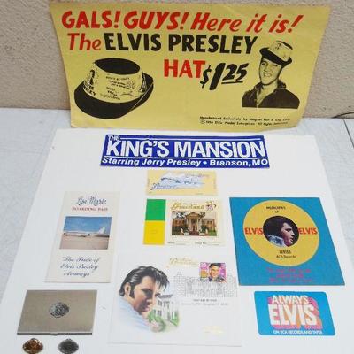 Lot of Elvis Collectable Items