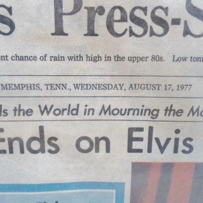 lot of Old Elvis News Papers and Articles