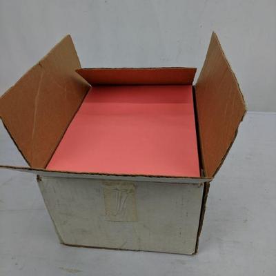 Box of Bright Colored Paper